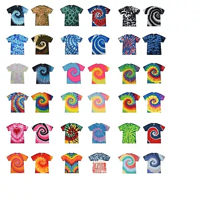 Tie Dye T-Shirts Multi-Color Adult XL 100% Cotton Colortone • $12.30