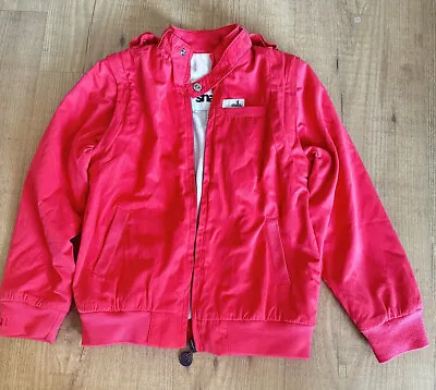 Mini Shatsu Boys Convertible Jacket To Vest Secret Agent - Muted Red Size Medium • $20