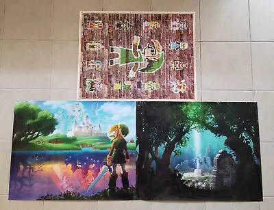 Club Nintendo - Set Of 3 Posters - Legend Of Zelda A Link Between Worlds #1 • $47.95