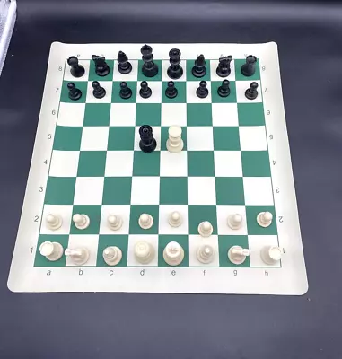 Holyking 20  Tournament Travel Chess Sets Roll Up Weighted Vinyl Chess Board • $39.99