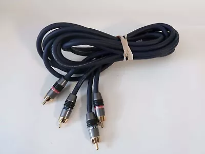 Set Of 2 MONSTER CABLE Interlink 400 MKII  2M / 6.5Ft  RCA Audio Interconnect • $29