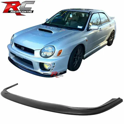 Fits 02-03 Subaru Impreza DP Style Front Bumper Lip Spoiler Bodykit Unpainted PU • $109.99