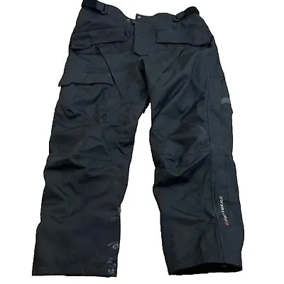 First Gear Motorcycle Protective Pants Tain Gear With Knee Pads Size 38 Men Flaw • $40