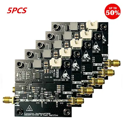 Microwave RF Power Amplifier Board SBB5089+SHF0589 40MHz-1.2GHz Gain 25DB 5PCS • $47.39