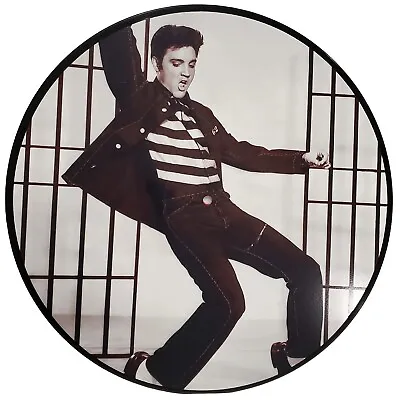 Elvis Presley - Jailhouse Rock Picture Disc - Real Vinyl 12  - Upcycled Wall Art • $15.99