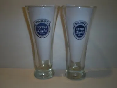  Vintage & Very Rare Pabst Extra Light 10 Oz Pilsner Beer Glasses. • $29.95