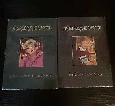 NEW SEALED DVD MURDER SHE WROTE THE COMPLETE FIFTH + SIXTH Seasons 5 + 6 Box Set • $21.99