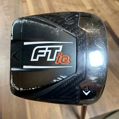 Callaway FT-iQ 9* Driver Aldila NVS 55g Regular Flex Graphite Right Handed 45” • $49.95