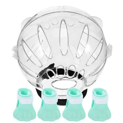 1 Set Anti-biting Cat Helmet Breathable Kitten Space Hood Clear Cat Head Shield • $18.99