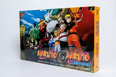USA Version ENGLISH DUBBED DVD Naruto Shippuden Complete Vol 1-720 End Box Set • $169.90