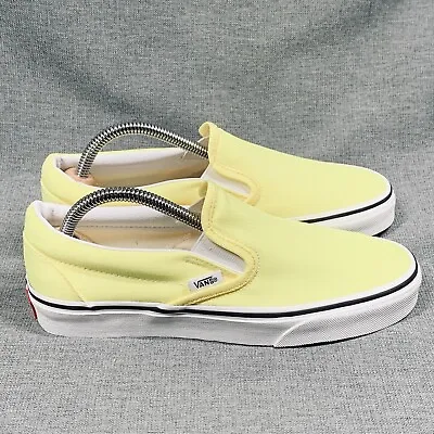 $58.49 • Buy Vans Neon Yellow Classic Slip-On Shoe 508731  Men Sz 6/Women Sz 7.5