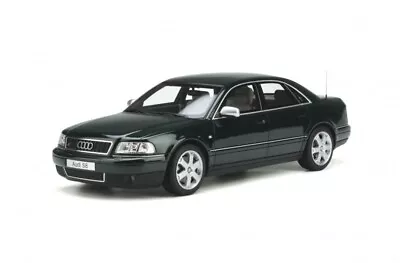 1/18 Audi S8 (D2) 2001 Dark Green Metallic Resin Model Car By Otto Mobile OT916 • $189.89