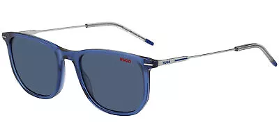 HUGO By Hugo Boss Men's Blue Soft Square Sunglasses - HG1204S 0PJP KU • $44.99
