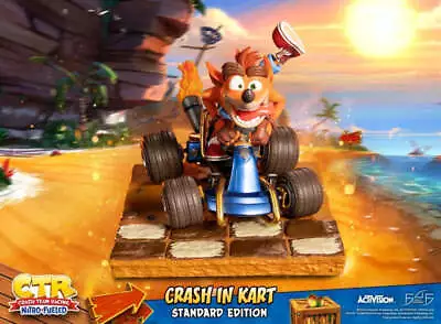 Crash Team Racing Crash In Kart Standard Edition Statue • $1082.99