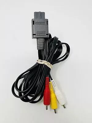 Official ORIGINAL OEM Super Nintendo Brand N64 Gamecube SNES AV RCA Video Cable • $14.85