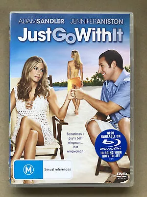 Just Go With It (DVD 2011) Region 4 ComedyRomance Adam Sandler Jennifer Anist • $4.49