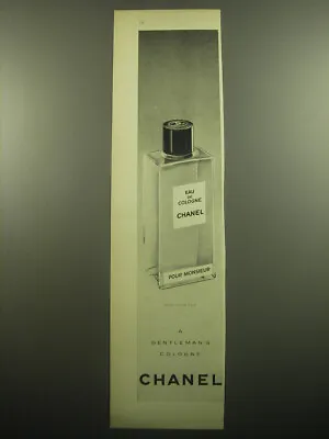 1958 Chanel Eau De Cologne Ad - A Gentleman's Cologne • £19.29