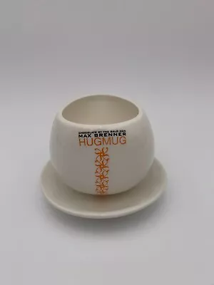 Chocolate By The Bald Man Max Brenner Hug Mug Egg Shaped Mug W/ Matching Saucer • $7.99