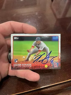 Xavier Scruggs 2015 Topps 694 St Louis Cardinals Auto • $10