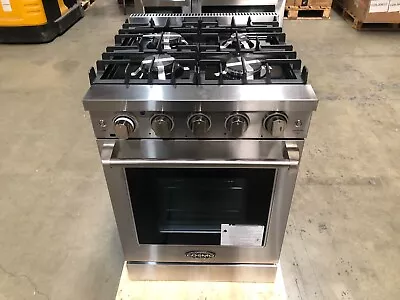 24 In. Gas Range 4 Burners Stainless Steel (OPEN BOX COSMETIC IMPERFECTIONS) • $699.99