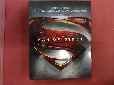 Man Of Steel Superman Limited Edition Steelbook Blu-Ray + DVD • $19.99