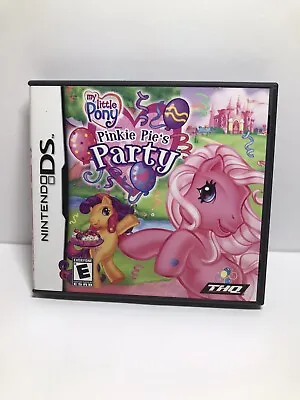 2008 My Little Pony: Pinkie Pie's Party  Nintendo DS Complete Game/Case/Manual • $12.99