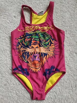 Girls Designer Swimwear Ed Hardy 2-3Years.  Tiger • £3