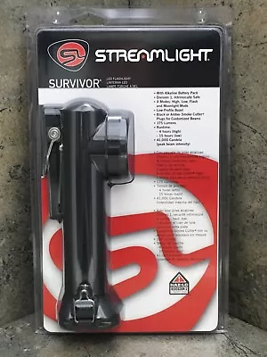 Streamlight Survivor LED Flashlight 90545 Black 175 Lumens Alkaline Model • $71.79