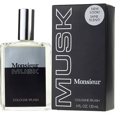 Monsieur Musk By Dana  4.0 Fl Oz Cologne Splash For Men • $38.95
