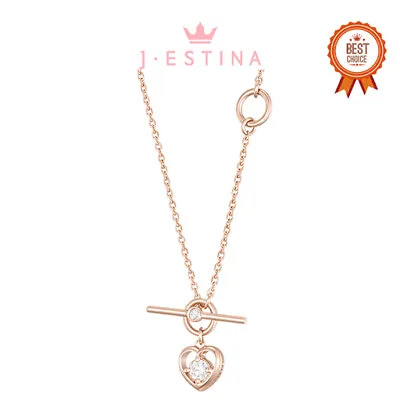 [J.ESTINA] LALA J Toggle Necklace (JJLJNQ3BS305SR420) Korean Jewelry • $129