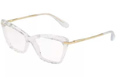 Authentic Dolce & Gabbana Eyeglasses DG 5025-3133  Crystal W/Demo Lens 53mm NEW  • $103.56