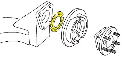 Alignment Shim Moog K7264-4 • $18.26