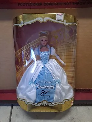$20 • Buy VTG Walt Disney's Cinderella 50th Anniversary Collector Doll 1999 Mattel #26291
