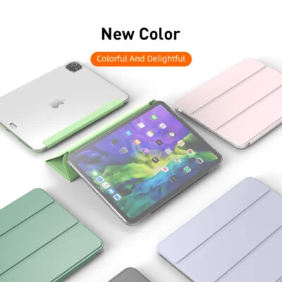 $7.95 • Buy 3 FOLD TPU Tri-fold Soft Back Slim Cover Case IPad Pro 12.9  1st 2015 / 2nd 2017