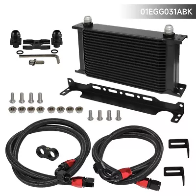 19 Row Oil Cooler +Mount Bracket For BMW E36 Euro E46 E82 E90 E92 E93 335i 335xi • $139.56