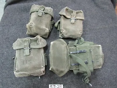 US GI M-56 Universal Small Arms Pouch Vietnam Era Original With Wear  (ST28) • $9