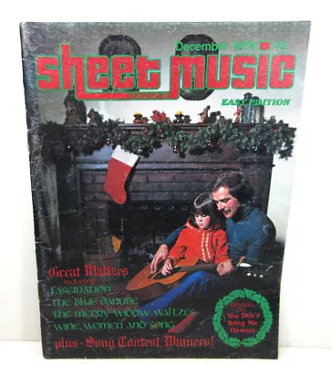 Vintage Sheet Music Magazine Easy Edition Great Waltzes December 1979  • $9.97