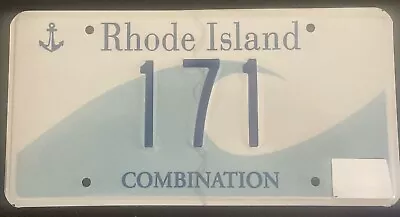 Rhode Island Combination License Plate Unused Mint Low Number Expired • $71