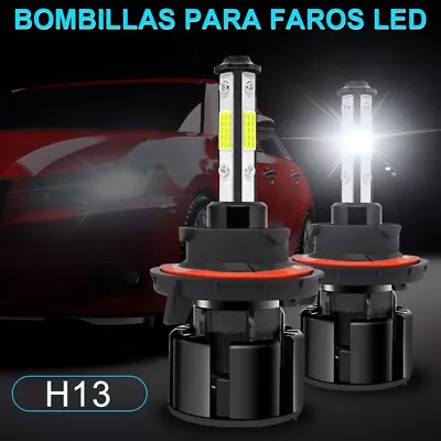 2X H13 9008 LED Headlight Super Bright Bulbs Kit 420000LM White Hi-Lo Beam 6000K • $11.69