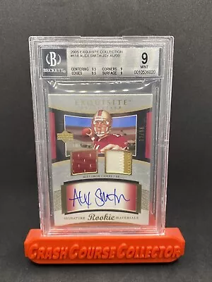 2005 Exquisite Collection #118 Alex Smith Rookie Auto RPA /99 BGS 9  • $299.99