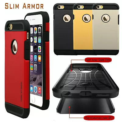Slim Armor New Design Protective Case Defender Shockproof Cover For Mobile Phone • £1.25
