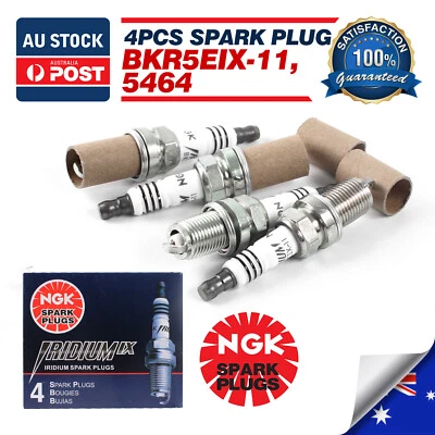 4pcs NGK BKR5EIX-11 5464 Iridium IX For Hyundai Getz Elantra Kia Cerato Rio • $70.99