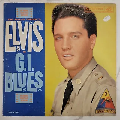 Elvis Presley - G.I. Blues Soundtrack Vinyl LP -1960- Mono - RCA Victor LPM-2256 • $11.99