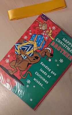 Brother Hallmark Scooby Doo Presents Christmas Card • £2