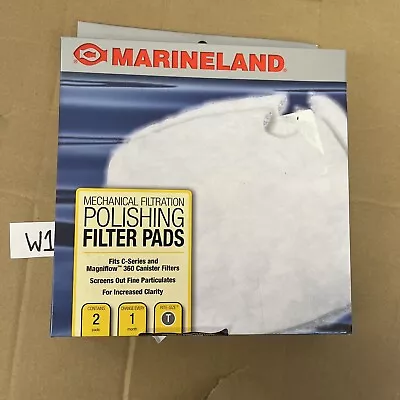 2 Packs New MarineLand Polishing Filter Pads  Canister Size C C-160 & C-220 • $10