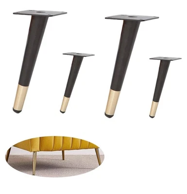 Queen Elizbeth 4x CHROME FURNITURE FEET/ LEGS FOR SOFACHAIRSSTOOLSTABLES 40cm • £10