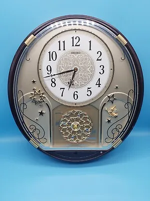 Vintage Seiko Melodies In Motion Musical Wall Clock  MS-XM470-1 • $99.99