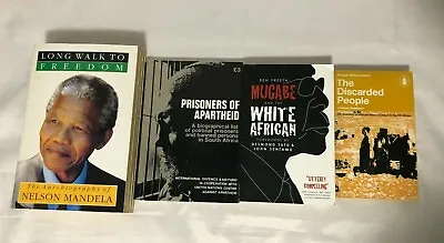 4x Africa History Books Long Walk To Freedom Prisoners Of Apartheid Mugabe  • £9.99