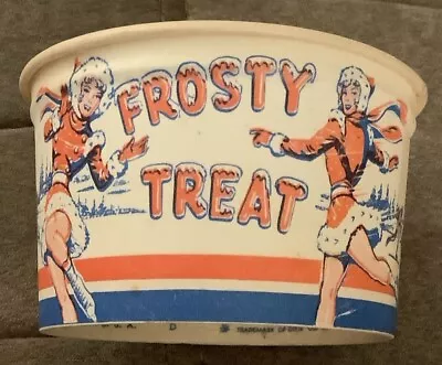 1950s Frosty Treat Wax Cup DIXIE CUP CO EASTON PA • $5.99