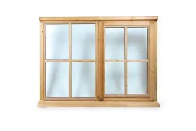£424.15 • Buy Double Glazed Cottage Bar Softwood Windows 1195mm X 895mm 1 Side Opener Window